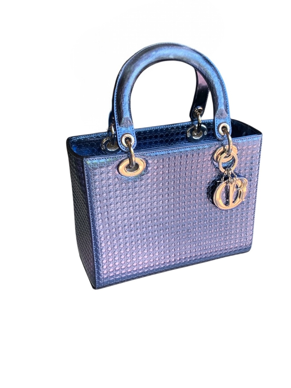 🆕 💙Blue Metallic Mini bag💙 - Picture 3 of 14